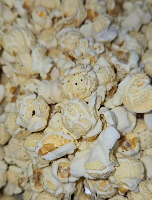 Garlic Parmesan Peppercorn Popcorn
